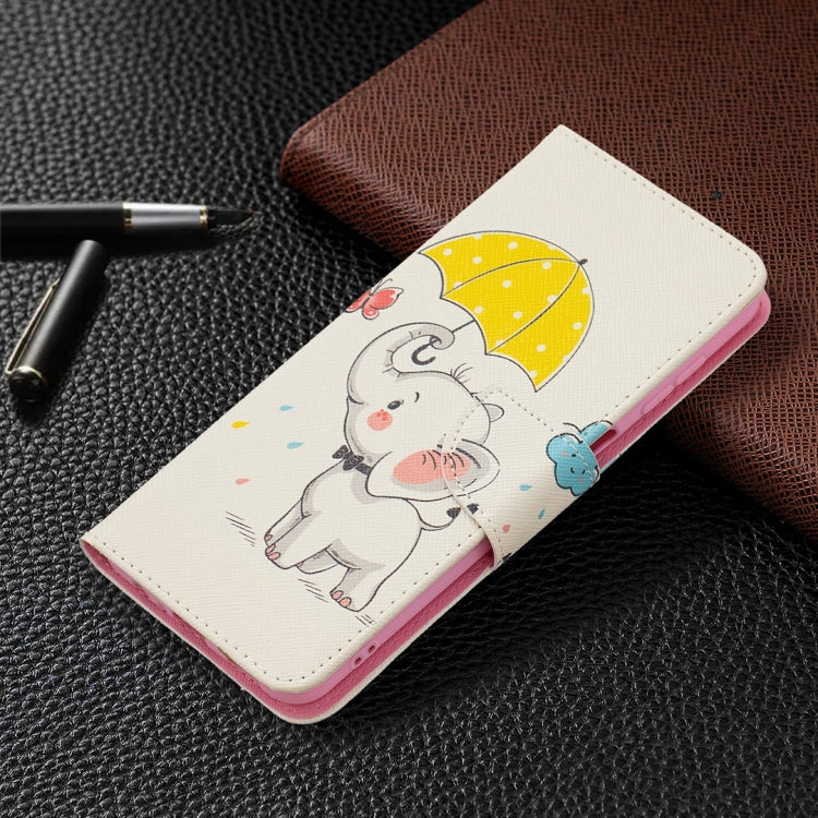 For Samsung Galaxy A13 5G Colored Drawing Pattern Horizontal Flip Phone Leather Case with Holder & Card Slots & Wallet