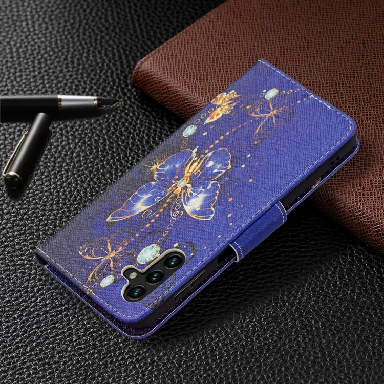 For Samsung Galaxy A13 5G Colored Drawing Pattern Horizontal Flip Phone Leather Case with Holder & Card Slots & Wallet