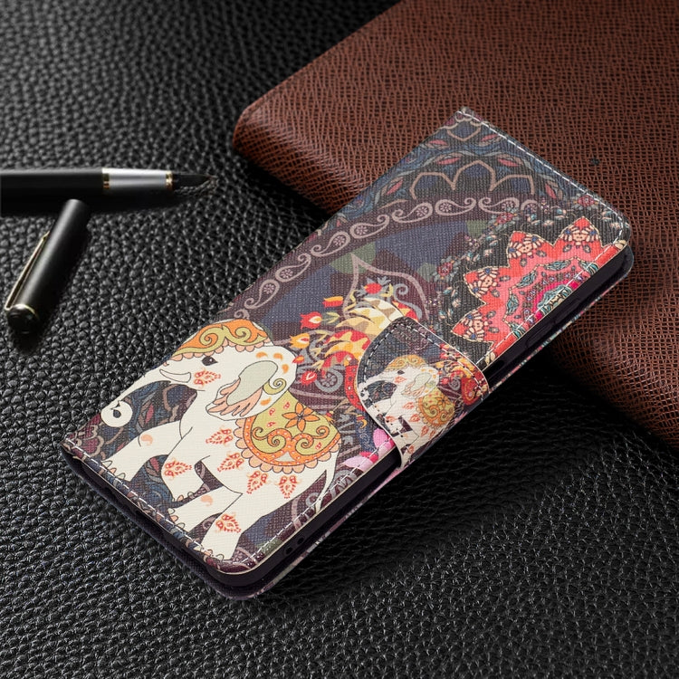 For Samsung Galaxy A13 5G Colored Drawing Pattern Horizontal Flip Phone Leather Case with Holder & Card Slots & Wallet