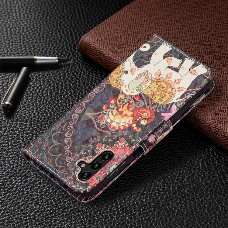For Samsung Galaxy A13 5G Colored Drawing Pattern Horizontal Flip Phone Leather Case with Holder & Card Slots & Wallet