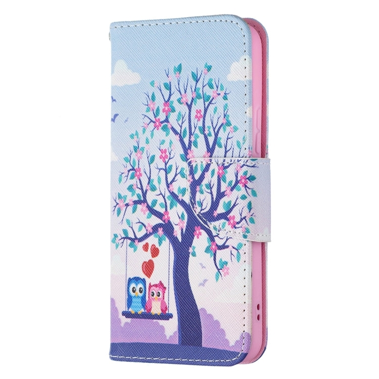 For Samsung Galaxy S22 5G Colored Drawing Pattern Horizontal Flip Phone Leather Case with Holder & Card Slots & Wallet