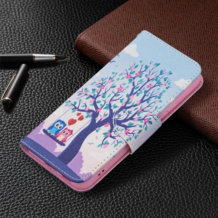 For Samsung Galaxy S22 5G Colored Drawing Pattern Horizontal Flip Phone Leather Case with Holder & Card Slots & Wallet