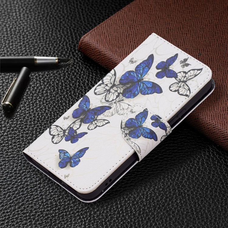 For Samsung Galaxy S22 5G Colored Drawing Pattern Horizontal Flip Phone Leather Case with Holder & Card Slots & Wallet