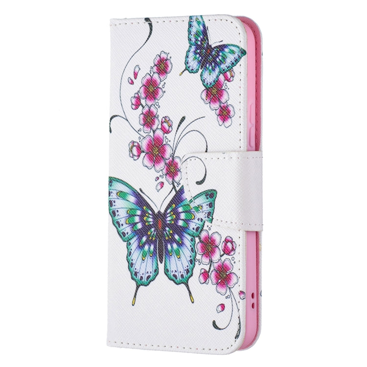 For Samsung Galaxy S22 5G Colored Drawing Pattern Horizontal Flip Phone Leather Case with Holder & Card Slots & Wallet