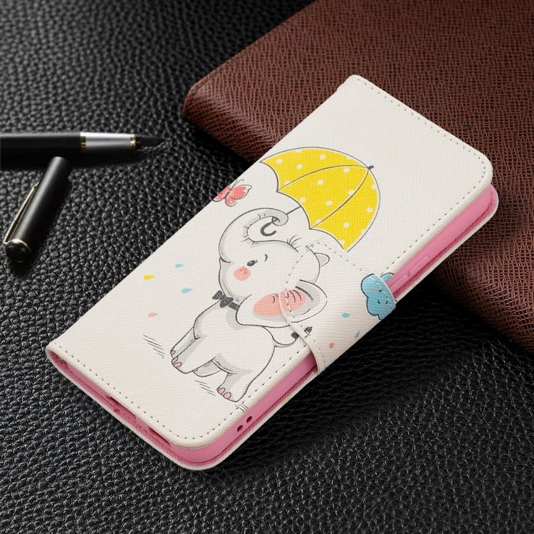For Samsung Galaxy S22 5G Colored Drawing Pattern Horizontal Flip Phone Leather Case with Holder & Card Slots & Wallet