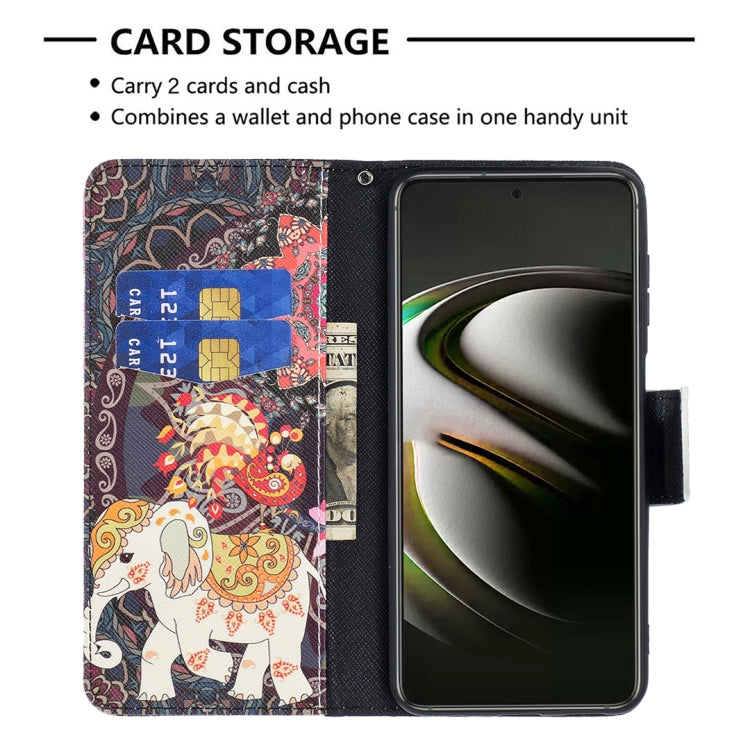 For Samsung Galaxy S22 5G Colored Drawing Pattern Horizontal Flip Phone Leather Case with Holder & Card Slots & Wallet