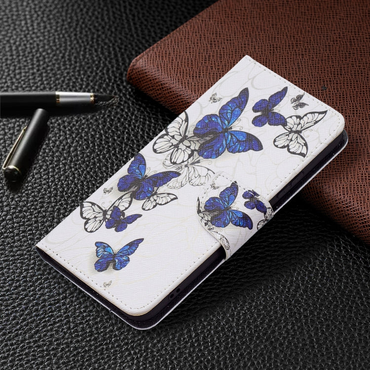 For Samsung Galaxy S22+ 5G Colored Drawing Pattern Horizontal Flip Phone Leather Case with Holder & Card Slots & Wallet
