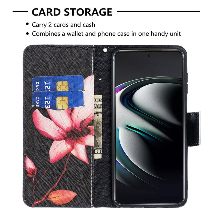 For Samsung Galaxy S22+ 5G Colored Drawing Pattern Horizontal Flip Phone Leather Case with Holder & Card Slots & Wallet