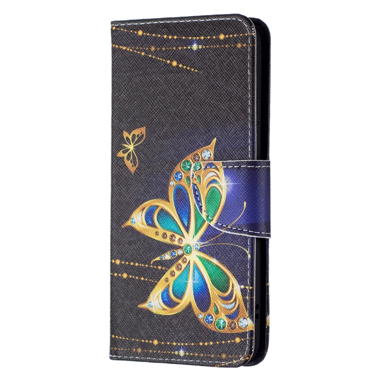For Samsung Galaxy S22+ 5G Colored Drawing Pattern Horizontal Flip Phone Leather Case with Holder & Card Slots & Wallet