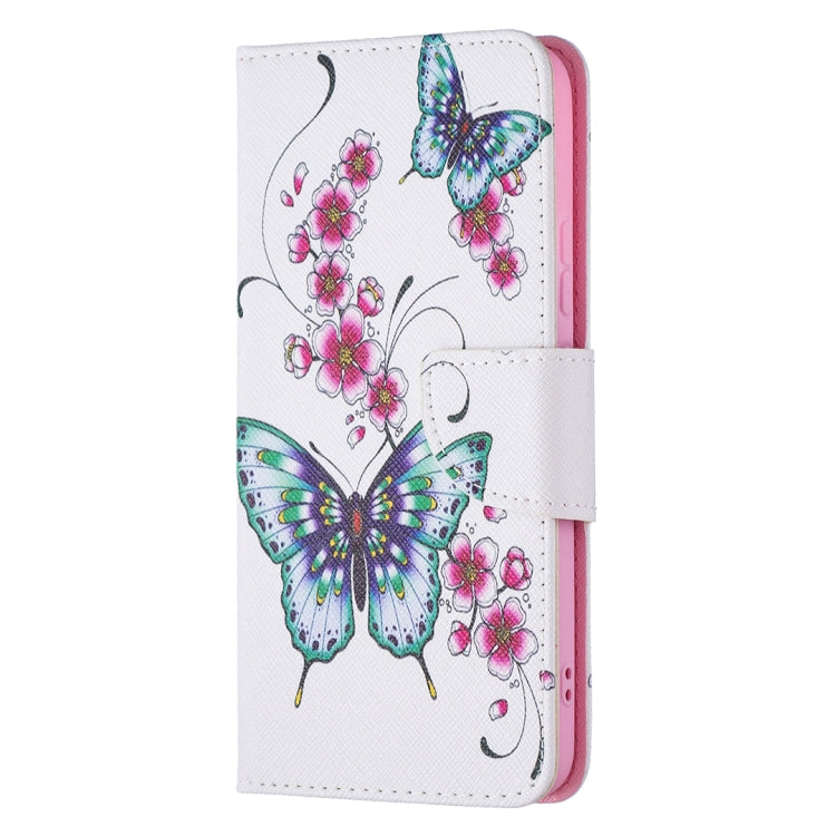 For Samsung Galaxy S22+ 5G Colored Drawing Pattern Horizontal Flip Phone Leather Case with Holder & Card Slots & Wallet