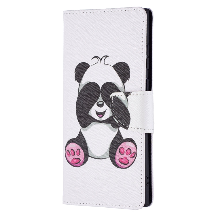 For Samsung Galaxy S22 Ultra 5G Colored Drawing Pattern Horizontal Flip Phone Leather Case with Holder & Card Slots & Wallet