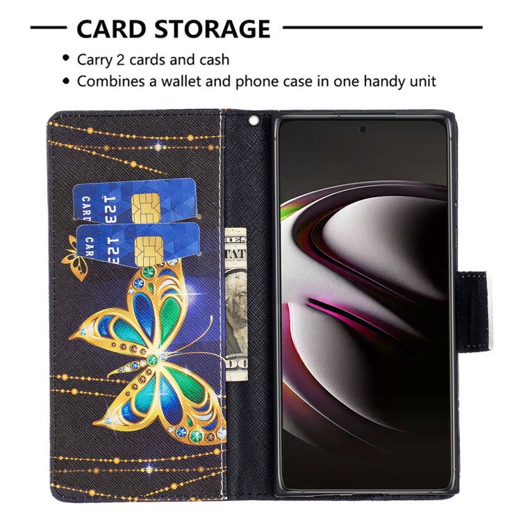 For Samsung Galaxy S22 Ultra 5G Colored Drawing Pattern Horizontal Flip Phone Leather Case with Holder & Card Slots & Wallet