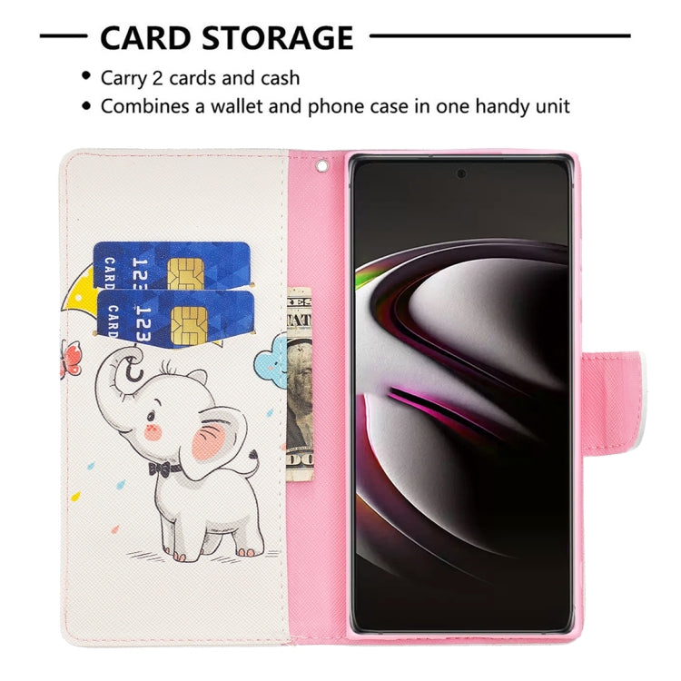 For Samsung Galaxy S22 Ultra 5G Colored Drawing Pattern Horizontal Flip Phone Leather Case with Holder & Card Slots & Wallet