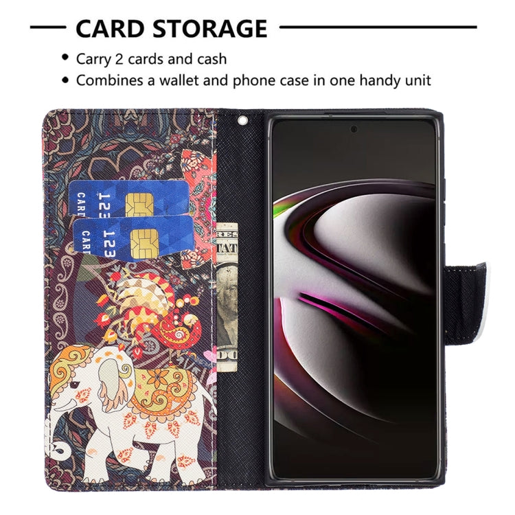For Samsung Galaxy S22 Ultra 5G Colored Drawing Pattern Horizontal Flip Phone Leather Case with Holder & Card Slots & Wallet