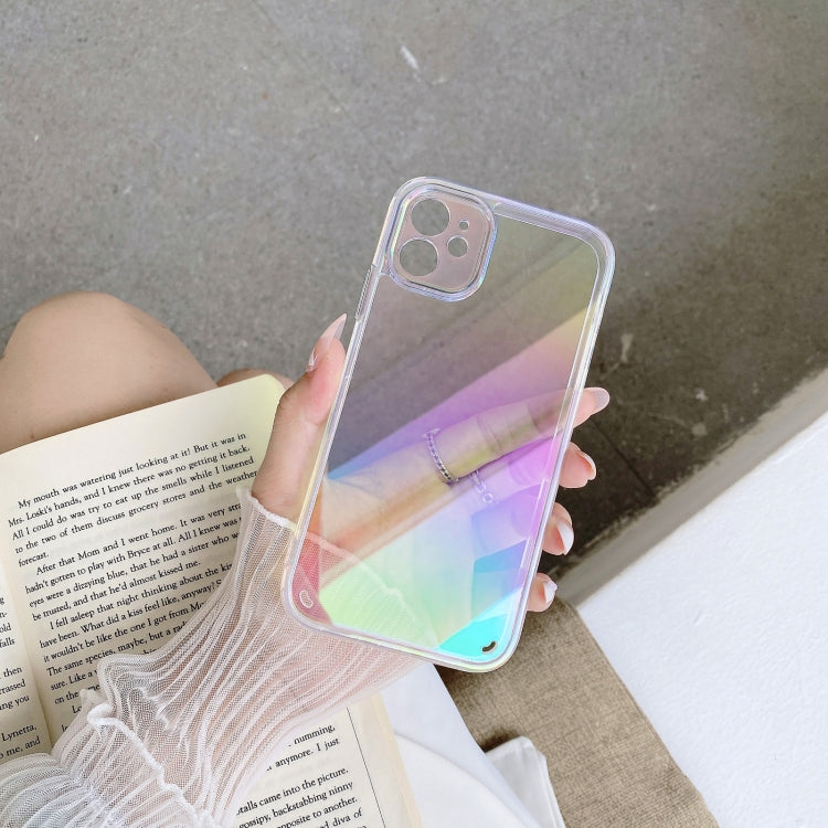 For iPhone 12 2 in 1 TPU + PC Colorful Plating Phone Case
