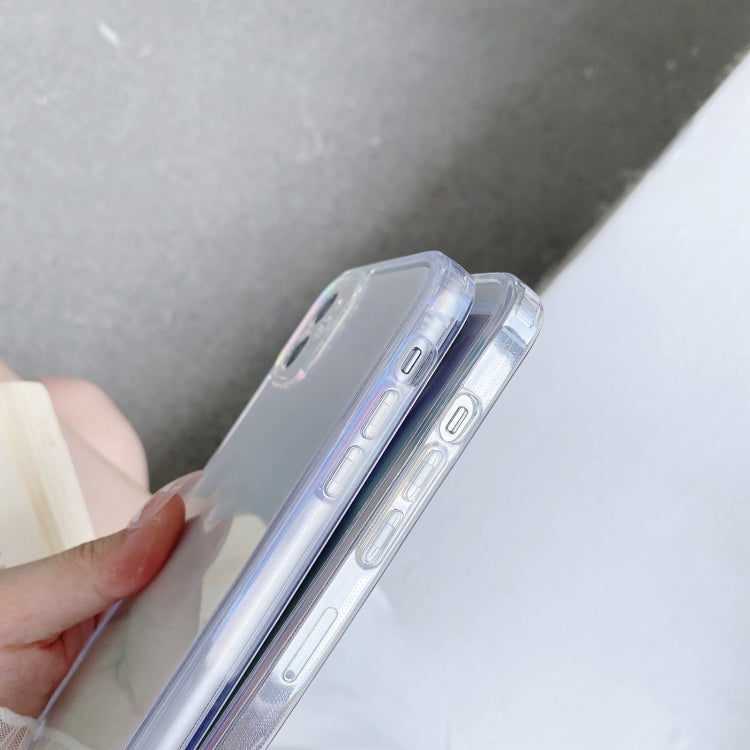 For iPhone 12 2 in 1 TPU + PC Colorful Plating Phone Case