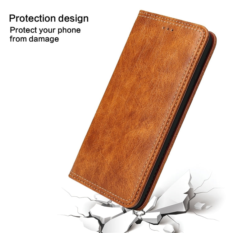 For iPhone 7 / 8 Retro Tree Bark Texture PU Magnetic Horizontal Flip Leather Case with Holder & Card Slots & Wallet