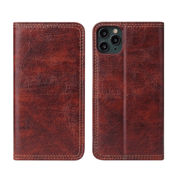For iPhone 11 Pro Retro Tree Bark Texture PU Magnetic Horizontal Flip Leather Case with Holder & Card Slots & Wallet