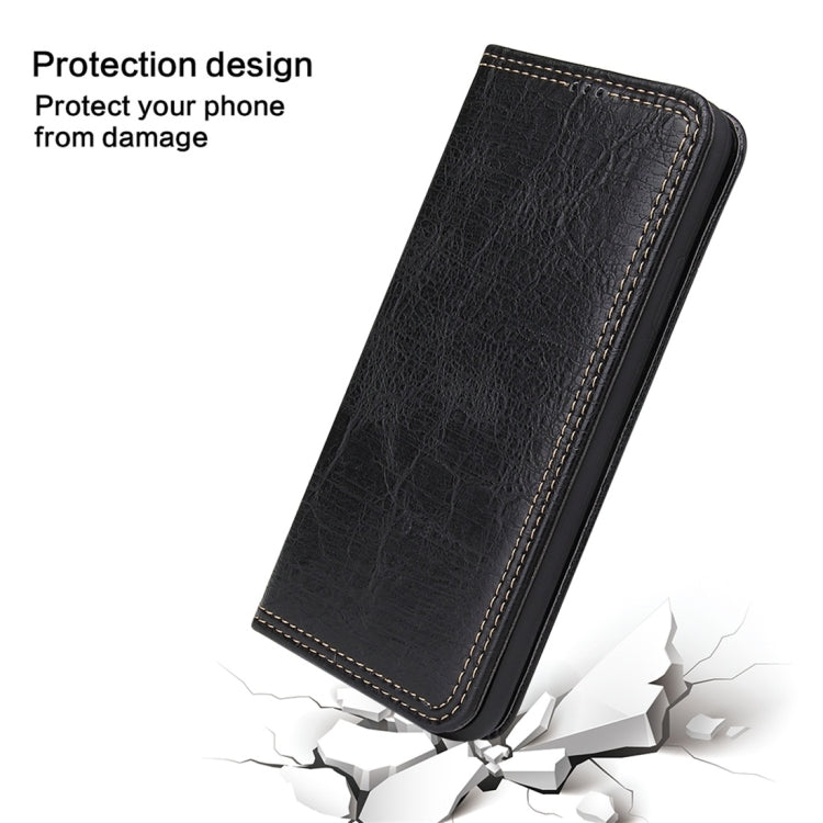 For iPhone 11 Retro Tree Bark Texture PU Magnetic Horizontal Flip Leather Case with Holder & Card Slots & Wallet
