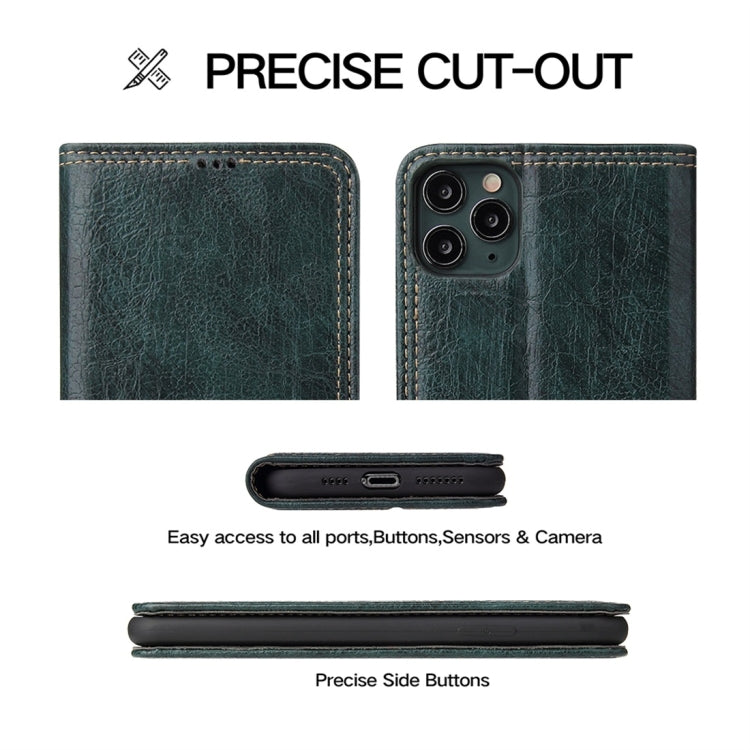 For iPhone 11 Retro Tree Bark Texture PU Magnetic Horizontal Flip Leather Case with Holder & Card Slots & Wallet