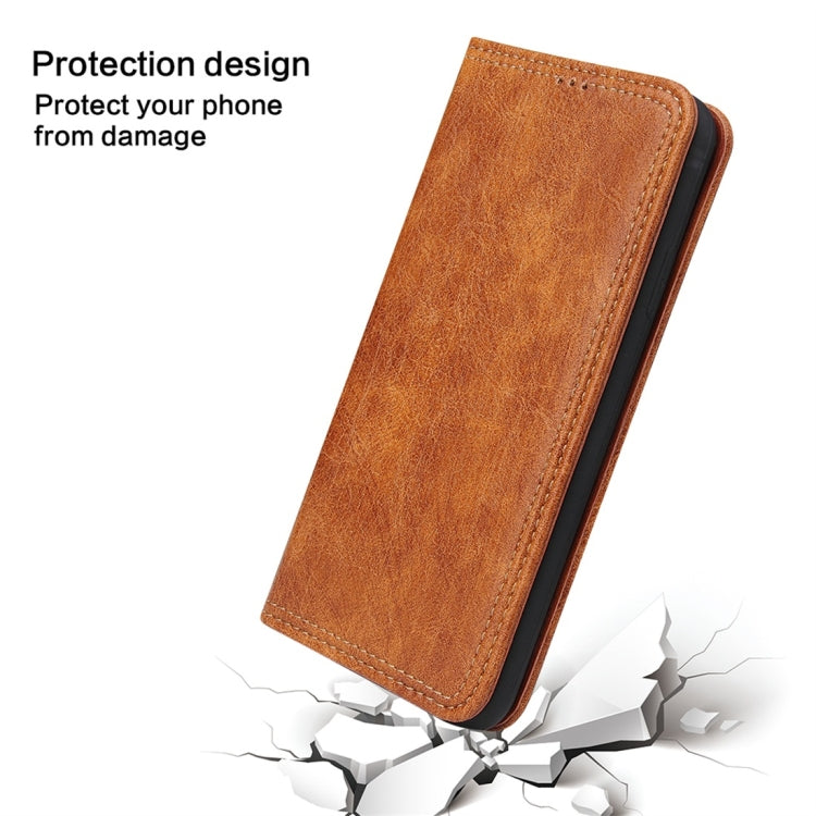For iPhone 11 Retro Tree Bark Texture PU Magnetic Horizontal Flip Leather Case with Holder & Card Slots & Wallet