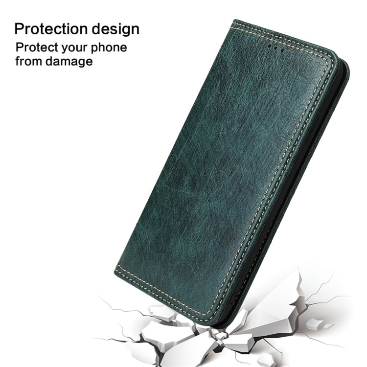 For iPhone X / XS Retro Tree Bark Texture PU Magnetic Horizontal Flip Leather Case with Holder & Card Slots & Wallet