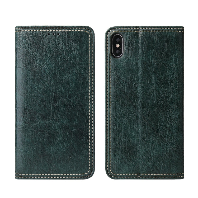 For iPhone XR Retro Tree Bark Texture PU Magnetic Horizontal Flip Leather Case with Holder & Card Slots & Wallet