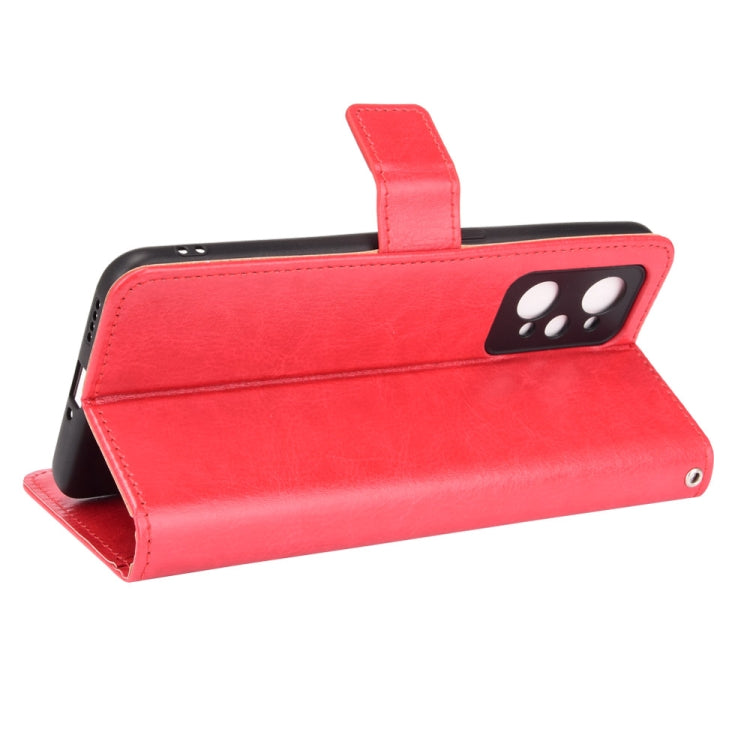 For OPPO Realme GT Neo2 Crazy Horse Texture Horizontal Flip Phone Leather Case with Holder & Card Slots & Lanyard