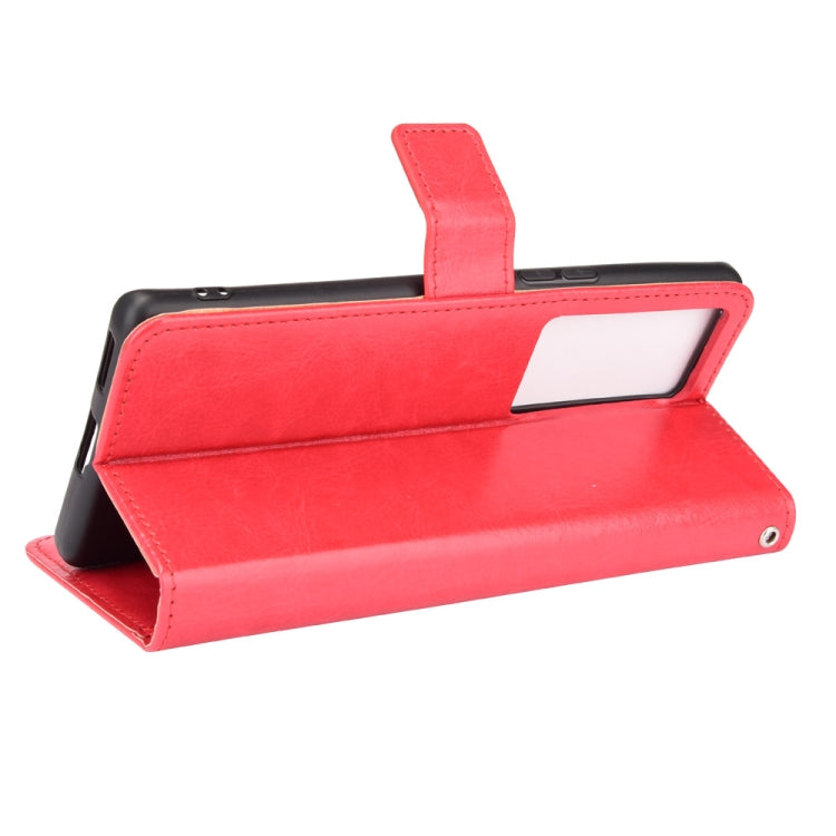 For vivo iQOO 8 Pro Crazy Horse Texture Horizontal Flip Phone Leather Case with Holder & Card Slots & Lanyard