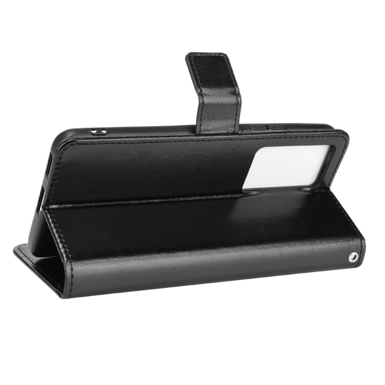 For vivo iQOO 8 Crazy Horse Texture Horizontal Flip Phone Leather Case with Holder & Card Slots & Lanyard