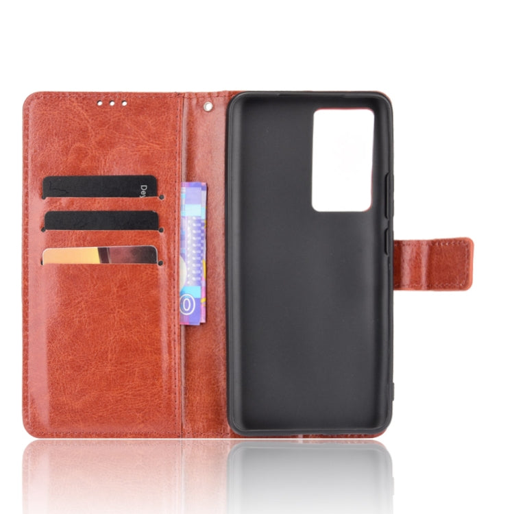 For vivo iQOO 8 Crazy Horse Texture Horizontal Flip Phone Leather Case with Holder & Card Slots & Lanyard