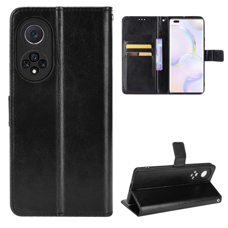 For Huawei nova 9 Pro / Honor 50 Pro Crazy Horse Texture Horizontal Flip Phone Leather Case with Holder & Card Slots & Lanyard
