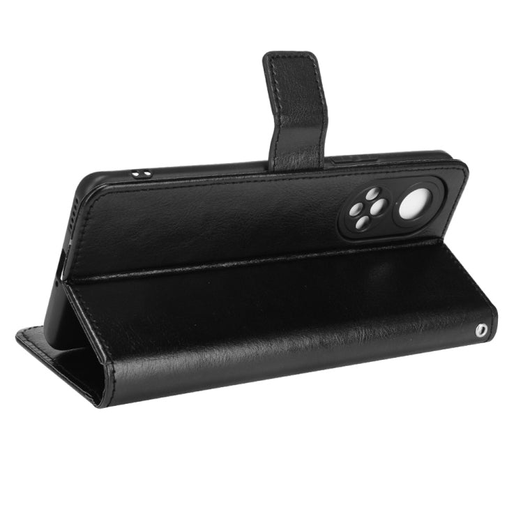 For Huawei nova 9 Pro / Honor 50 Pro Crazy Horse Texture Horizontal Flip Phone Leather Case with Holder & Card Slots & Lanyard