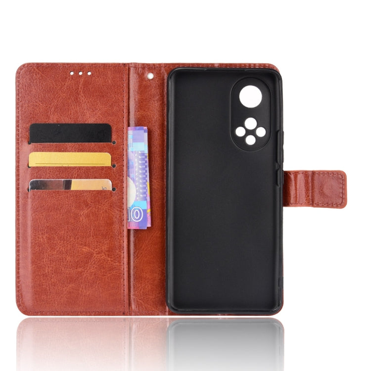 For Huawei nova 9 Pro / Honor 50 Pro Crazy Horse Texture Horizontal Flip Phone Leather Case with Holder & Card Slots & Lanyard