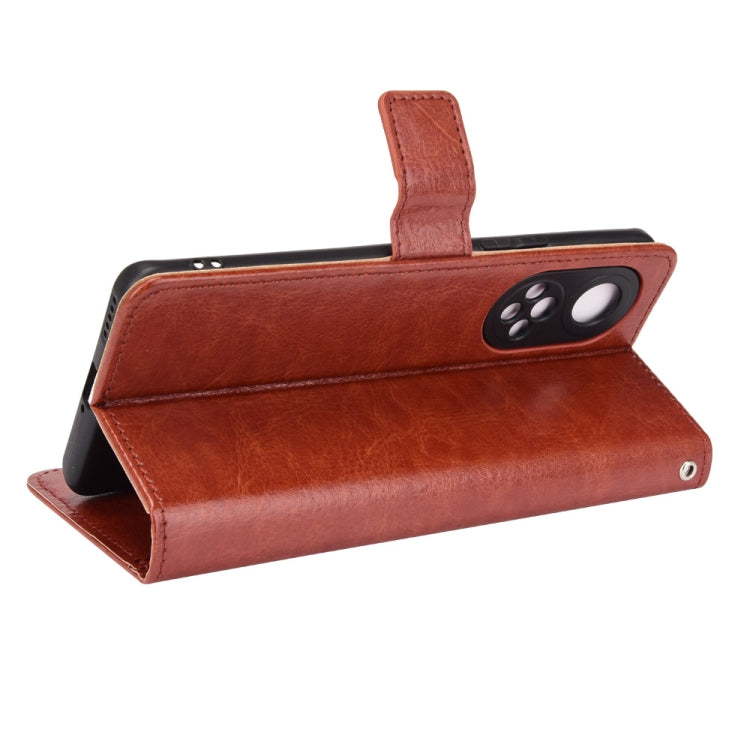 For Huawei nova 9 Pro / Honor 50 Pro Crazy Horse Texture Horizontal Flip Phone Leather Case with Holder & Card Slots & Lanyard