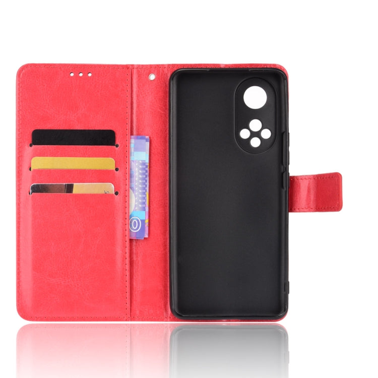 For Huawei nova 9 Pro / Honor 50 Pro Crazy Horse Texture Horizontal Flip Phone Leather Case with Holder & Card Slots & Lanyard