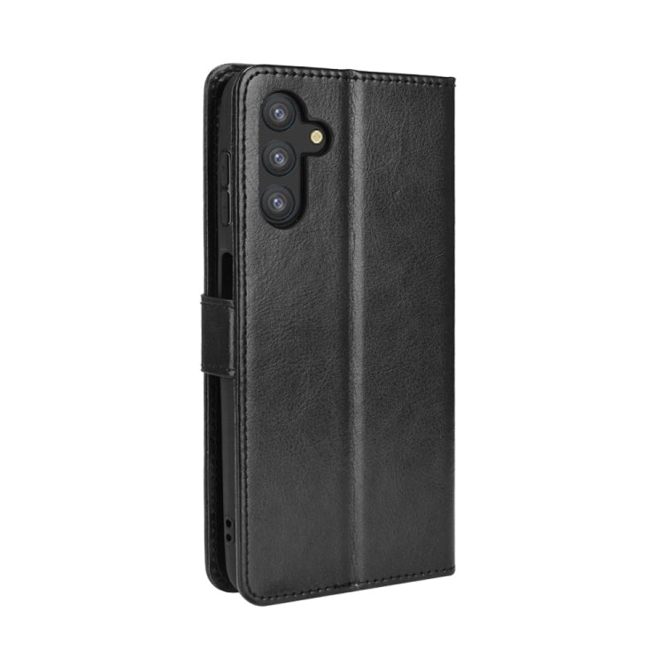 For Samsung Galaxy A13 5G Crazy Horse Texture Horizontal Flip Phone Leather Case with Holder & Card Slots & Lanyard