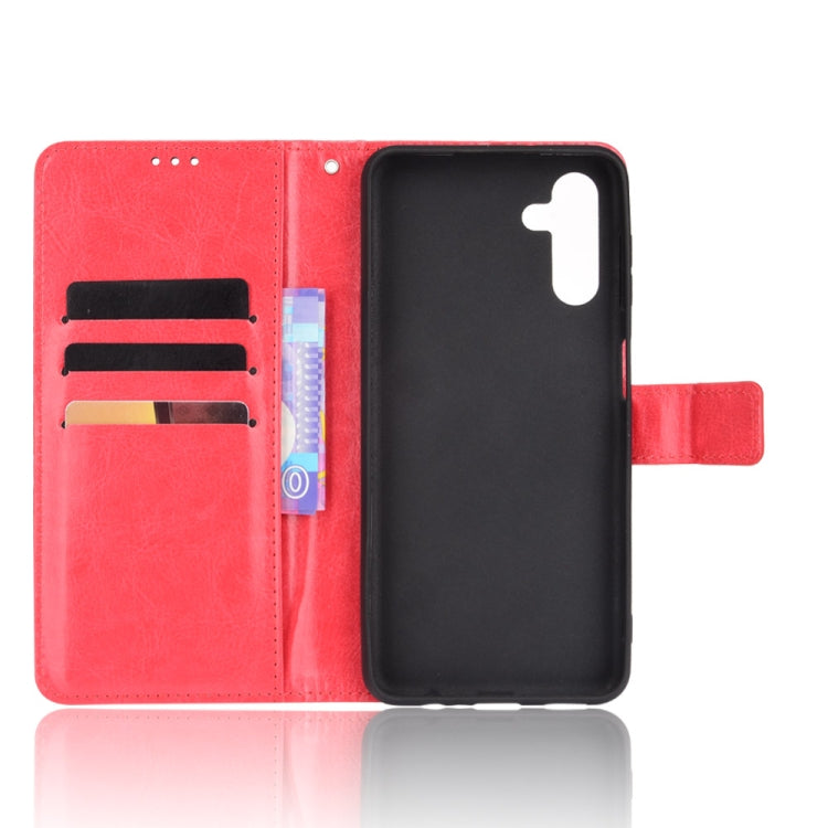 For Samsung Galaxy A13 5G Crazy Horse Texture Horizontal Flip Phone Leather Case with Holder & Card Slots & Lanyard