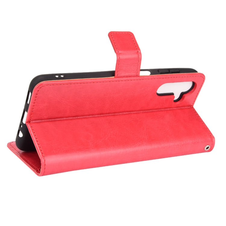 For Samsung Galaxy A13 5G Crazy Horse Texture Horizontal Flip Phone Leather Case with Holder & Card Slots & Lanyard
