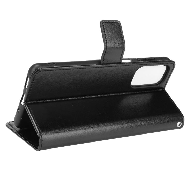 For Samsung Galaxy M52 5G Crazy Horse Texture Horizontal Flip Phone Leather Case with Holder & Card Slots & Lanyard