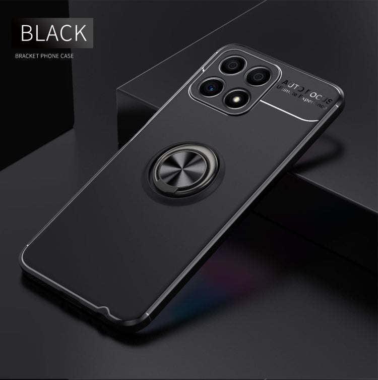 For Honor 30i Metal Ring Holder 360 Degree Rotating TPU Phone Case