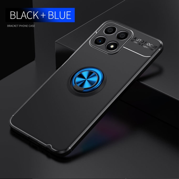 For Honor 30i Metal Ring Holder 360 Degree Rotating TPU Phone Case