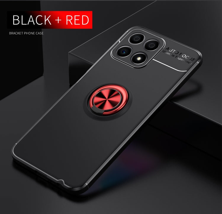 For Honor 30i Metal Ring Holder 360 Degree Rotating TPU Phone Case
