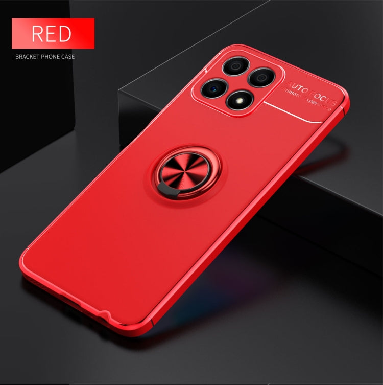 For Honor 30i Metal Ring Holder 360 Degree Rotating TPU Phone Case