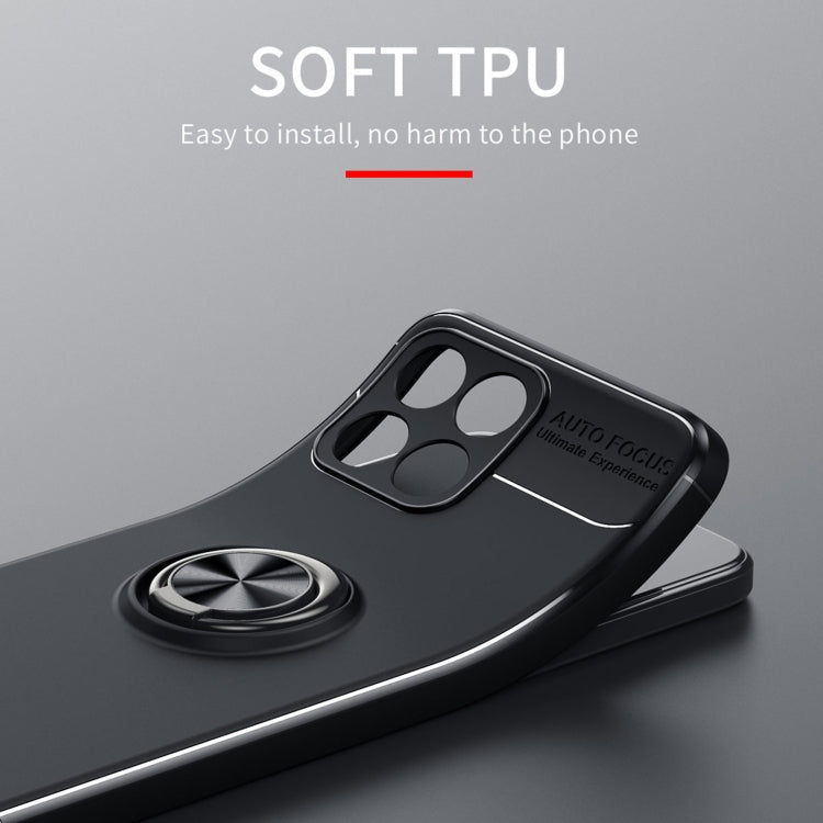 For Honor 30i Metal Ring Holder 360 Degree Rotating TPU Phone Case