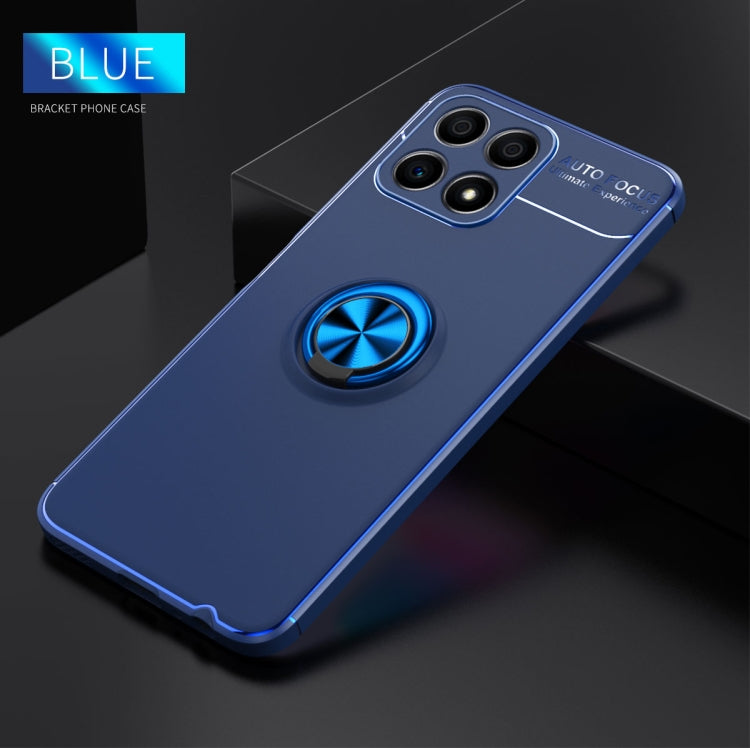 For Honor 30i Metal Ring Holder 360 Degree Rotating TPU Phone Case