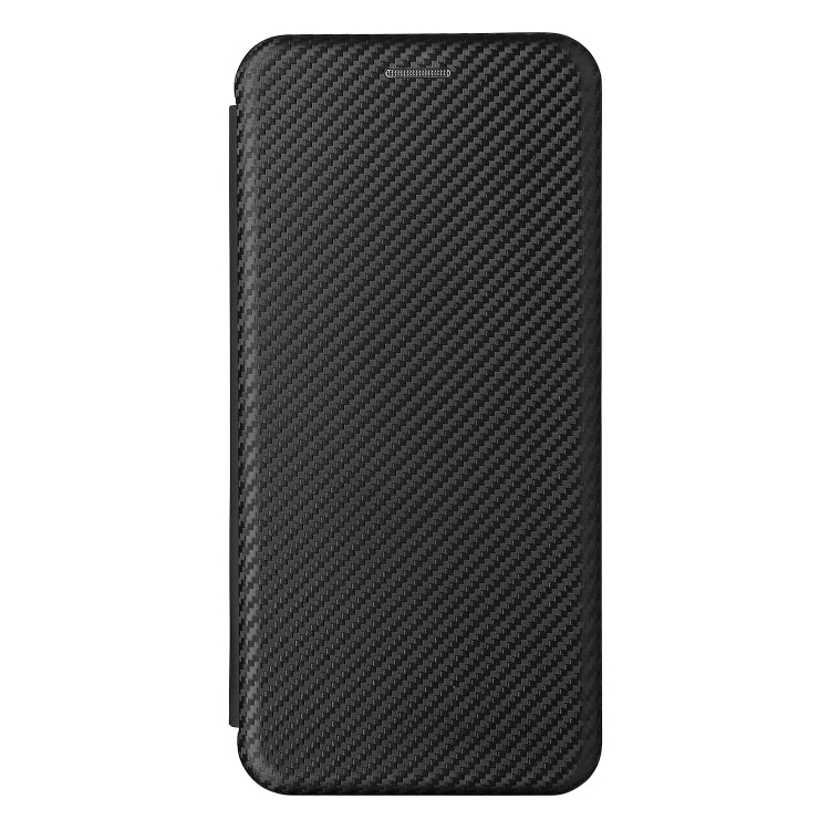 For Blackview Oscal C20 Carbon Fiber Texture Horizontal Flip Leather Phone Case with Card Slot