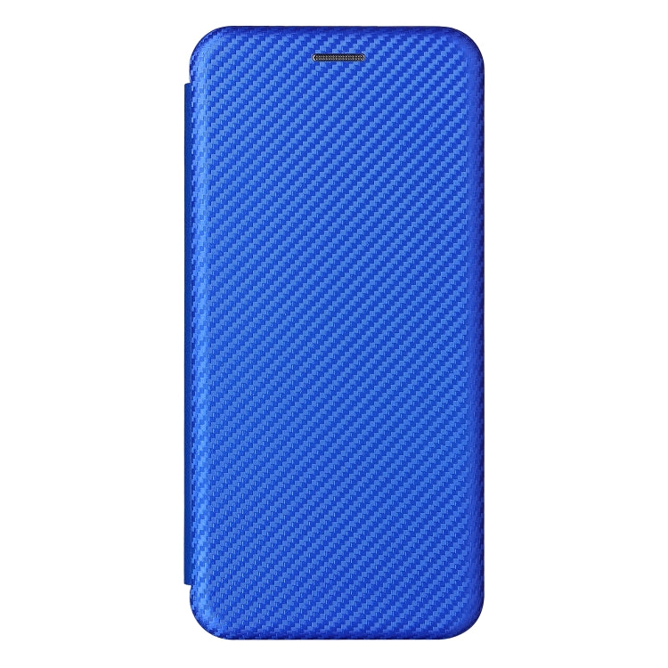 For Blackview Oscal C20 Carbon Fiber Texture Horizontal Flip Leather Phone Case with Card Slot