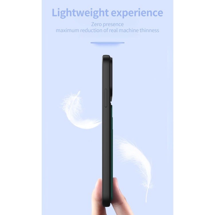 Sliding Camera Cover Design TPU + PC Shockproof Phone Case with Card Slot For iPhone 6 Plus