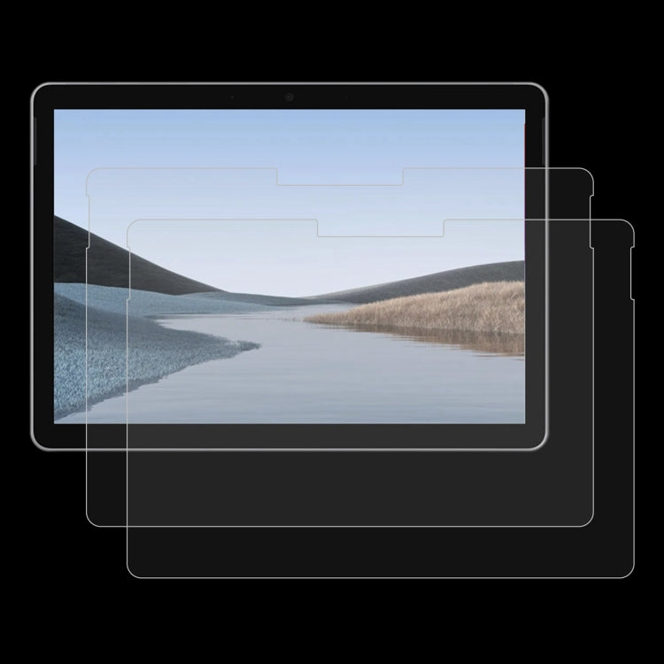 For Microsoft Surface Go 3 2 PCS 9H 2.5D Explosion-proof Tempered Tablet Glass Film